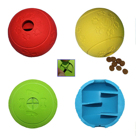 Soft Silicon Interaction Food Pet Dog Ball Toys For Dog Cat Cleaning Teeth Freshing Breath