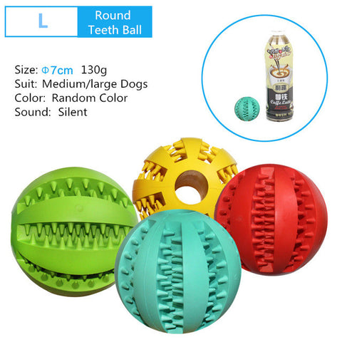 Soft Silicon Interaction Food Pet Dog Ball Toys For Dog Cat Cleaning Teeth Freshing Breath