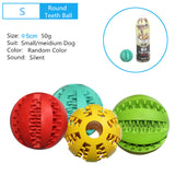 Soft Silicon Interaction Food Pet Dog Ball Toys For Dog Cat Cleaning Teeth Freshing Breath