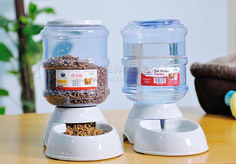 3.5L Large Dogs Automatic Feeder Pet Dog Cat Water Drinker Dispenser