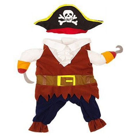 Funny Clothes For Pet Dog Costume Caribbean Pirate Suit