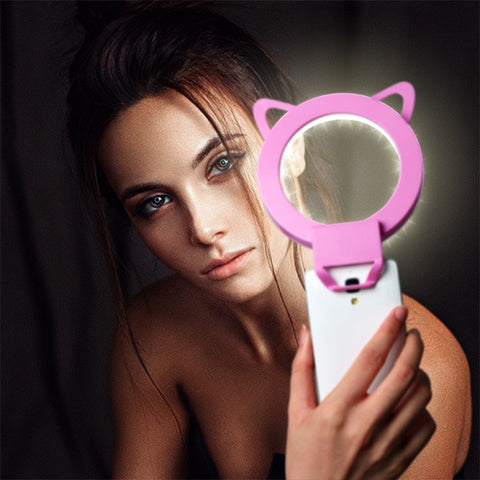 LED Selfie Flash Light Up Luminous Fill Light