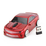 2.4GHz Car Wireless Mouse Racing Optical USB Mouse 3D 3Buttons 1600 DPI/CPI