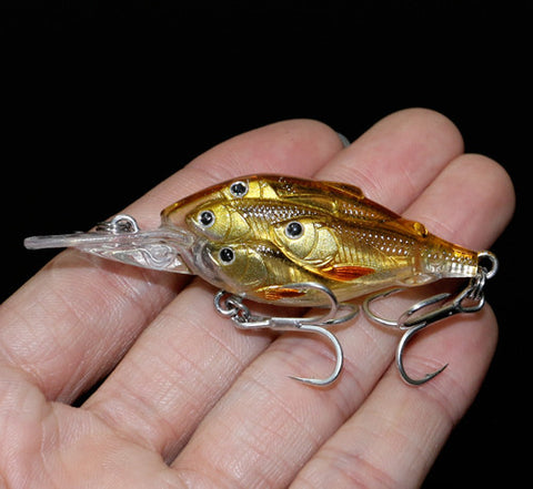 Crazy Crankbait Group Fish Bait Wobbler Bait SwimBait Jigging Lure Pike Trout Fishing Tackle 6.5cm 6.5g