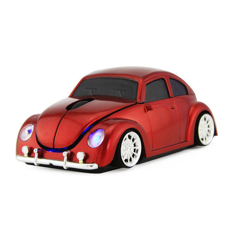 2.4Ghz Optical Mouse Car Beetle 1600DPI