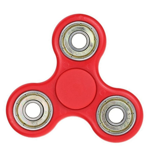 Multi Color Triangle Gyro Finger Spinner Fidget Plastic