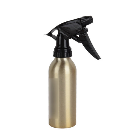 Gold Hair Hairdressing Water Spray Bottle 200ML Aluminum