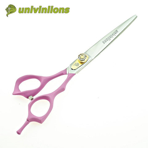 7" pink pet scissors curved