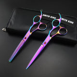 7 inch Professional Hair dressing scissors set Cutting scissors+Thinning scissors