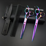 7 inch Professional Hair dressing scissors set Cutting scissors+Thinning scissors