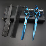 7 inch Professional Hair dressing scissors set Cutting scissors+Thinning scissors