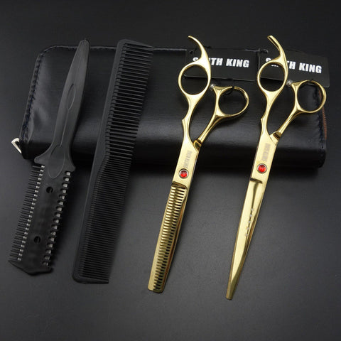 7 inch Professional Hair dressing scissors set Cutting scissors+Thinning scissors