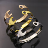 Titanium steel Jewelry Forever Open Wrench Bracelet&bangle