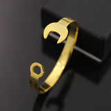 Titanium steel Jewelry Forever Open Wrench Bracelet&bangle