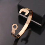 Titanium steel Jewelry Forever Open Wrench Bracelet&bangle