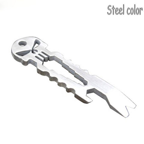 Useful Convenient  Opener EDC Tool  Bottle Opener + Wrench Key Chain Stainless Tactical Survival Tool Multifunctional Wonder gh