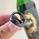 Stainless steel ring beer cap catcher