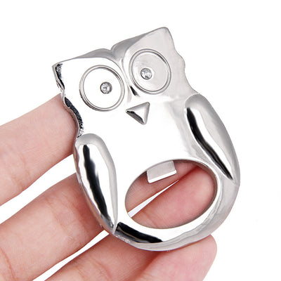 Stainless Owl Shaped Bottle Beer Opener