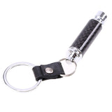 Carbon Fiber  Exhaust Pipe Keychain Ring