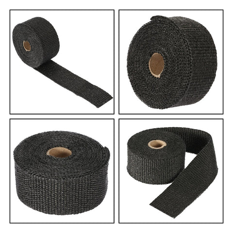 Hot Heat Exhaust Thermo Wrap Shield Protective Tan Tape 5m*5cm*1.5mm Fireproof Insulating Cloth Roll Kit for Motorcycle Car