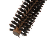 Quill Bristle Radial Curling Hair Comb Brush Professional Salon Round Wood Handle