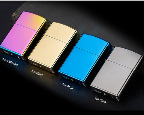 USB Lighter Electronic Cigarette Lighter Pulsed Arc Lighter Windproof Thunder Metal Cigarette Plasma