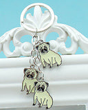 Pug Keychain