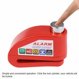 Motorcycle Moto  Scooter Bicycle Disc Brake Lock Security Anti-theft Alarm Lock