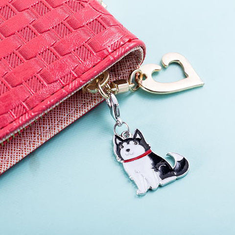 Alaska Husky Pendant Key Chain