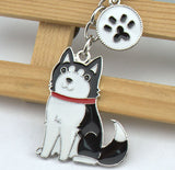 Alaska Husky Pendant Key Chain