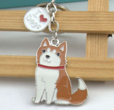 Alaska Husky Pendant Key Chain