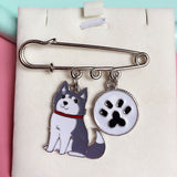 Alaska Husky Pendant Key Chain