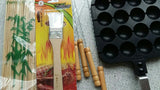 16 forms takoyaki pan Mould with handle DIY sushi set