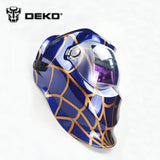 Blue Spider Solar Auto Darkening Electric Welding Mask/Helmet/Welder Cap/Welding Lens for Welding Machine