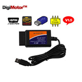 ELM327 USB Interface OBD2 Connector ELM 327 V 1.5 OBD 2 V1.5