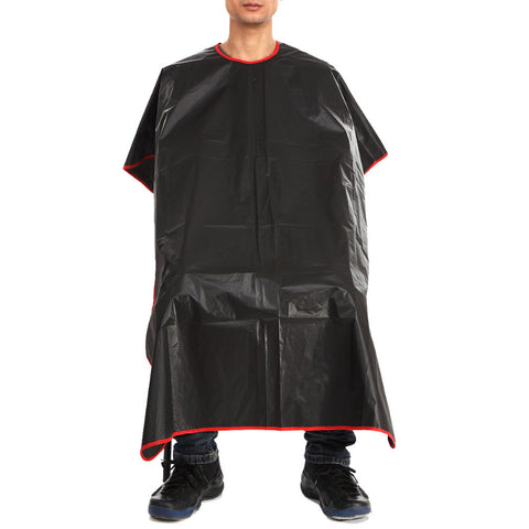 140X95cm Black Thin Adult Waterproof Salon Hairdressing Hair Cutting Apron Cape for Barber Hairstylist