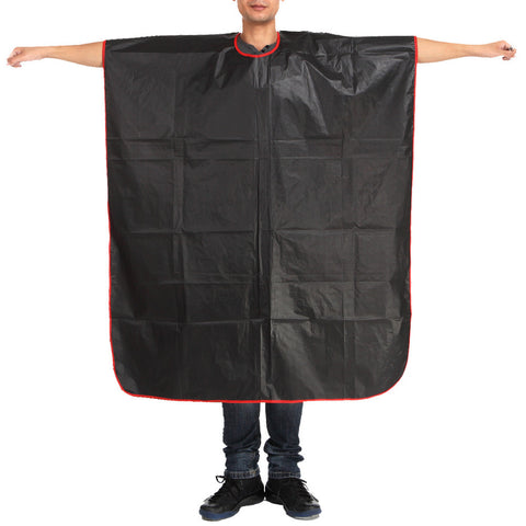 140X95cm Black Thin Adult Waterproof Salon Hairdressing Hair Cutting Apron Cape for Barber Hairstylist