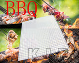 1PCs 40*30 Stainless steel Grid Design Field Electric oven Grilled Mesh Special-Purpose Barbecue tool Grill BBQ Barbacoa