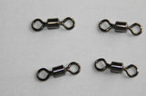 50PCS Ball Bearing Swivel Solid Rings Fishing Connector 1CM Length