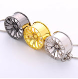 Wheel Rim Keychain Creative Accessories Auto Part Model Car Keyring Ring Keyfob Key Holder