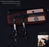 Japan kasho scissors 5.5/6.0 barber hair scissors professional hairdressing scissors hair cutting shears thinning