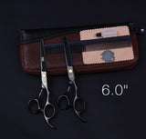 Japan kasho scissors 5.5/6.0 barber hair scissors professional hairdressing scissors hair cutting shears thinning