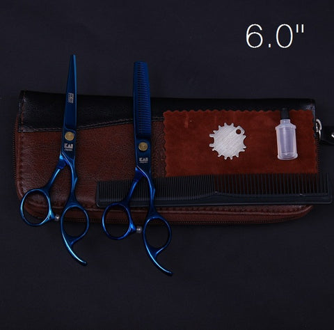 Japan kasho scissors 5.5/6.0 barber hair scissors professional hairdressing scissors hair cutting shears thinning