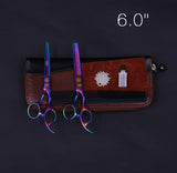 Japan kasho scissors 5.5/6.0 barber hair scissors professional hairdressing scissors hair cutting shears thinning