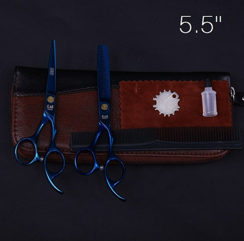 Japan kasho scissors 5.5/6.0 barber hair scissors professional hairdressing scissors hair cutting shears thinning