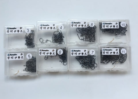 Rompin 50Pcs/box Size #2-15 High Carbon Steel Circle Owner Fishing