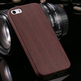Vintage Wood Texture Pattern Leather Cases For iPhone