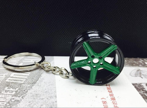 MB Wheel Rim Mini Keychain