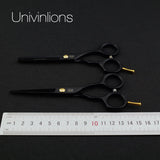 5.5" black hair scissors barber razor scissors hot scissors hair cut