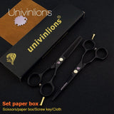 5.5" black hair scissors barber razor scissors hot scissors hair cut